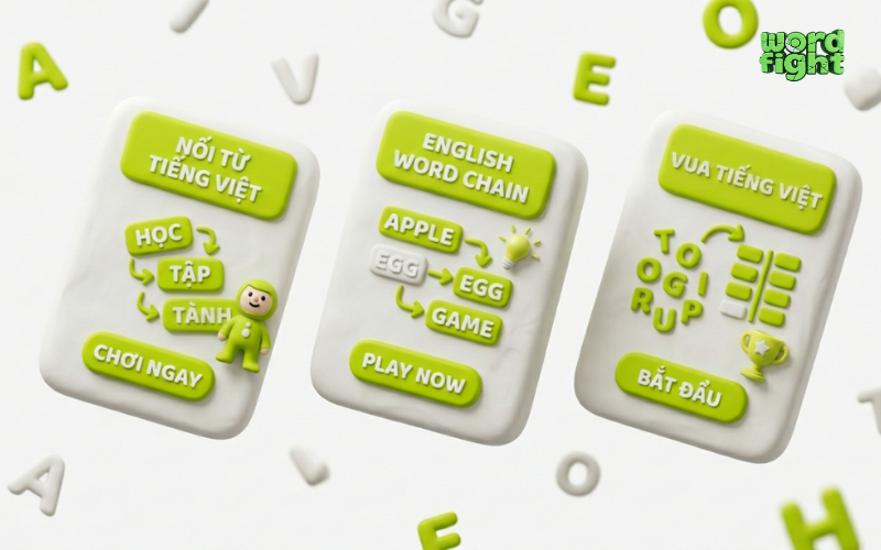 ba chế độ chơi ngôn ngữ tại WordFight ba chế độ chơi ngôn ngữ tại WordFight