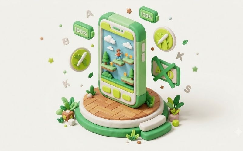 game offline tren dien thoai giup tiet kiem pin va chan quang cao