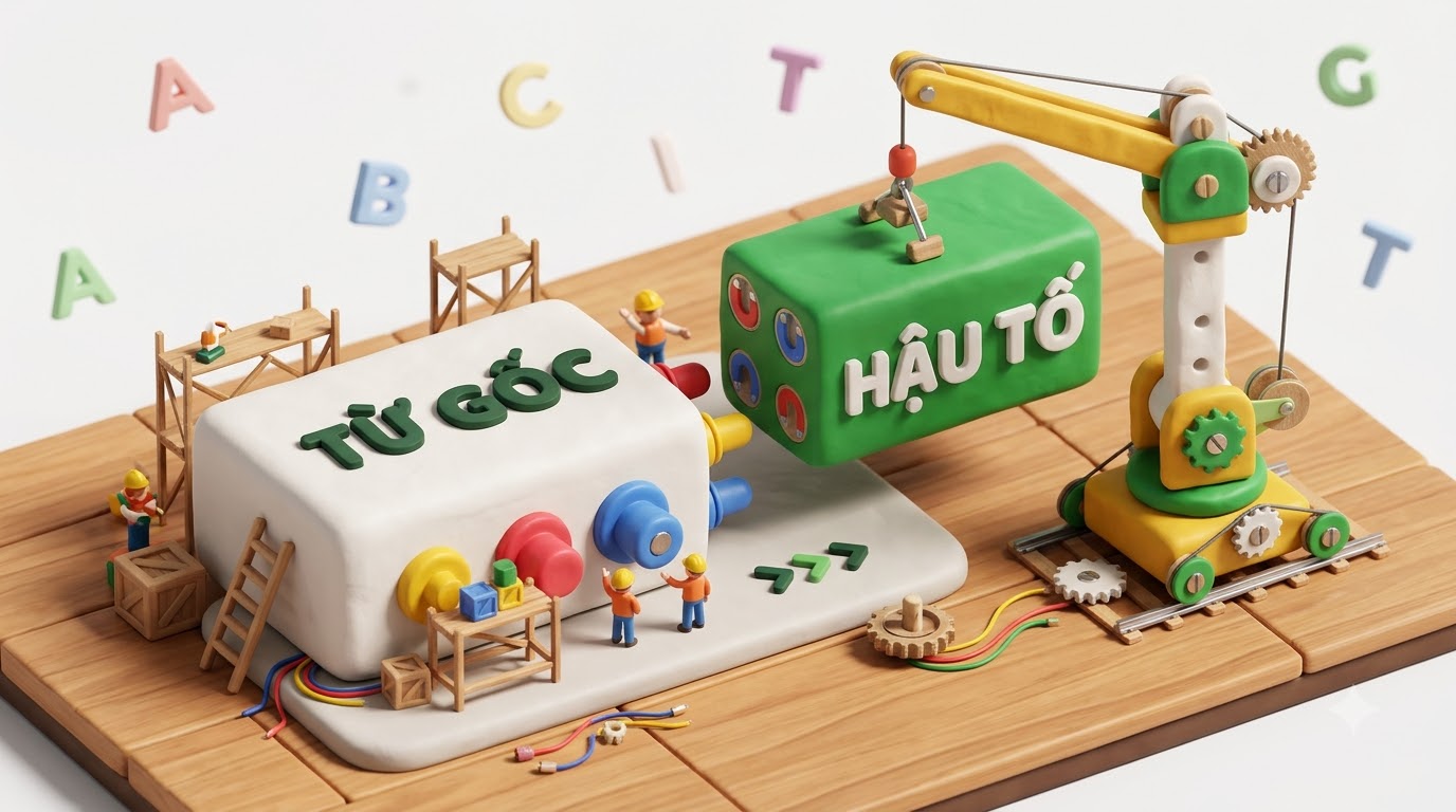 khái niệm suffix là gì trong ngữ pháp tiếng anh