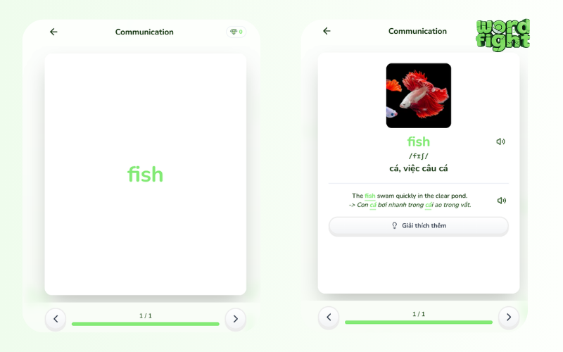 Ví dụ cấu tạo 2 mặt của thẻ flashcard học từ vựng tiếng Anh Ví dụ cấu tạo 2 mặt của thẻ flashcard học từ vựng tiếng Anh