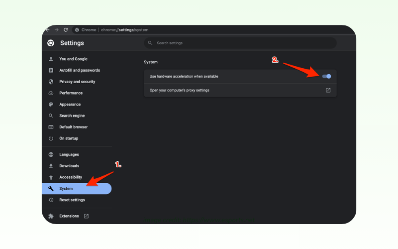 cach bat webgl tren google chrome de giam lag