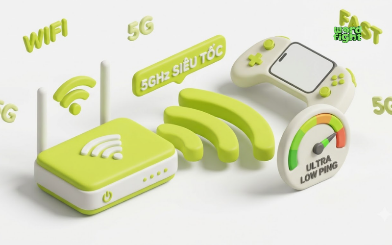 yêu cầu mạng wifi 5ghz khi chơi game trên cloud mượt mà